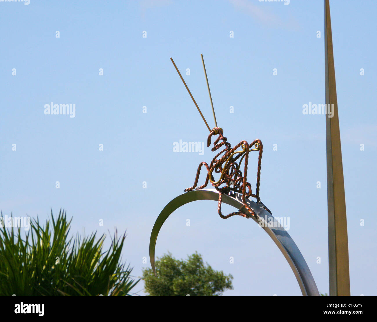 Metal Art Stock Photo