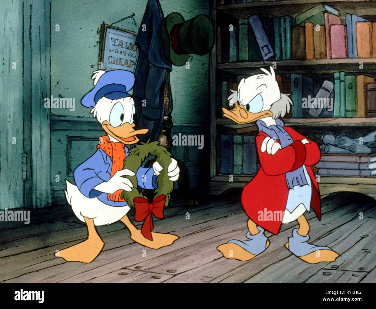 FRED,MCDUCK, MICKEY'S CHRISTMAS CAROL, 1983 Stock Photo