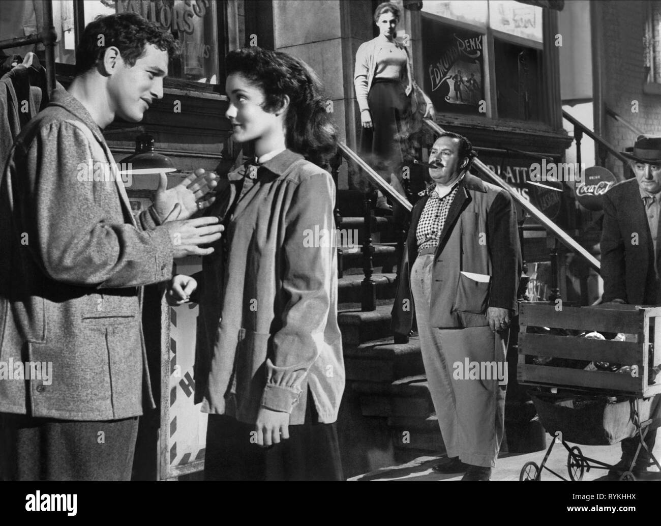 SCENE WITH PAUL NEWMAN, SOMEBODY UP THERE LIKES ME, 1956 Stock Photo