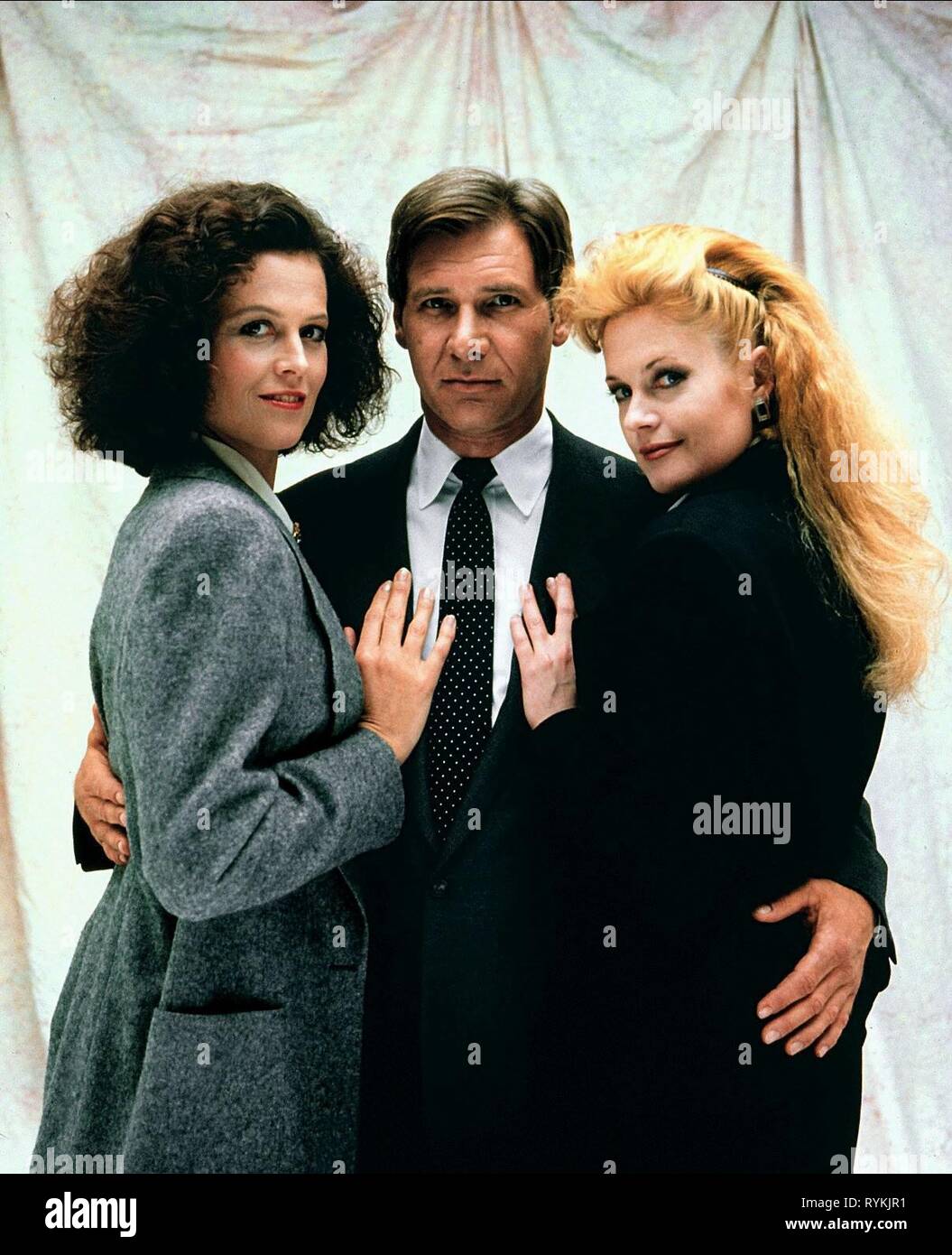 WEAVER,FORD,GRIFFITH, WORKING GIRL, 1988 Stock Photo