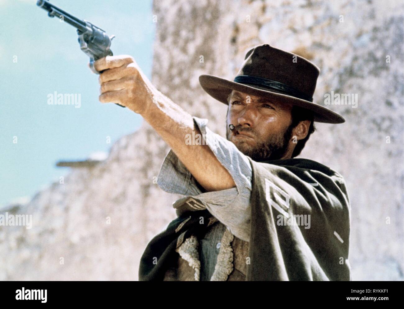 CLINT EASTWOOD, THE GOOD  THE BAD AND THE UGLY, 1966 Stock Photo