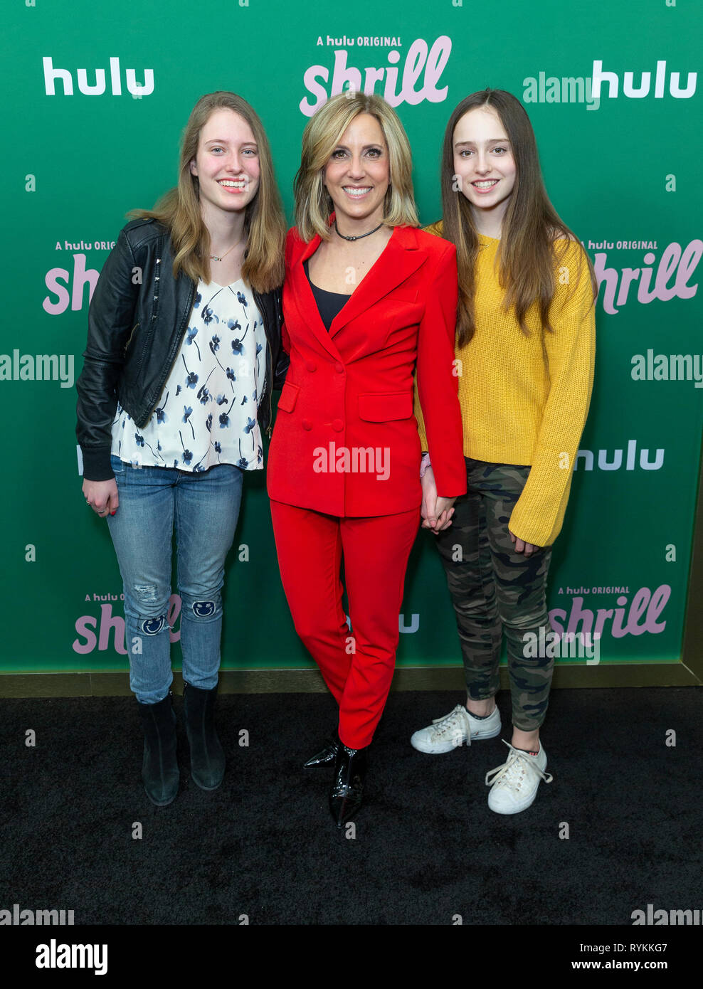 New York, United States. 13th Mar, 2019. Alisyn Camerota (C) and
