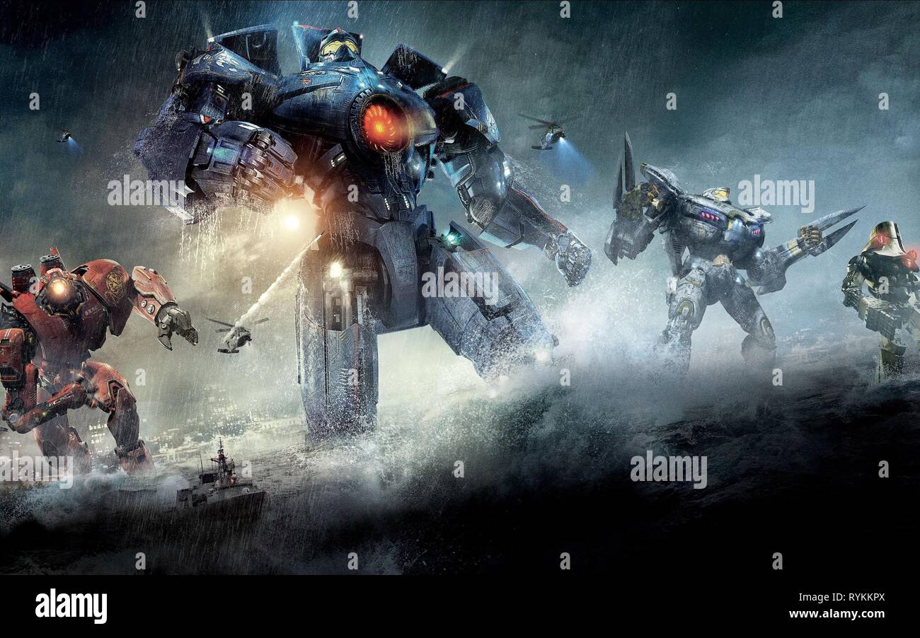 Jaegers Pacific Rim 2013 Stock Photo Alamy