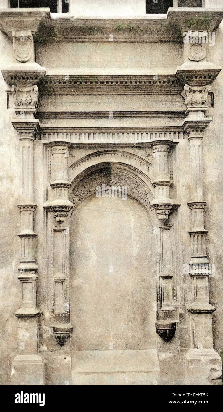 Portals in Weißenfels, Weißenfels, 1913, Portal Stock Photo