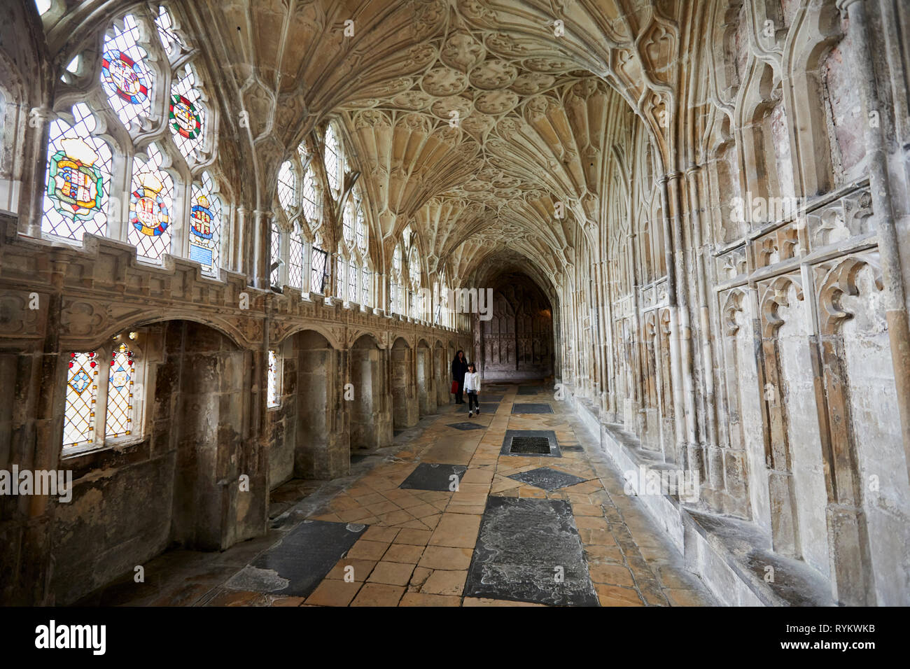 Gloucester Cathedral, filming location for Harry Potter Stock Photo Alamy