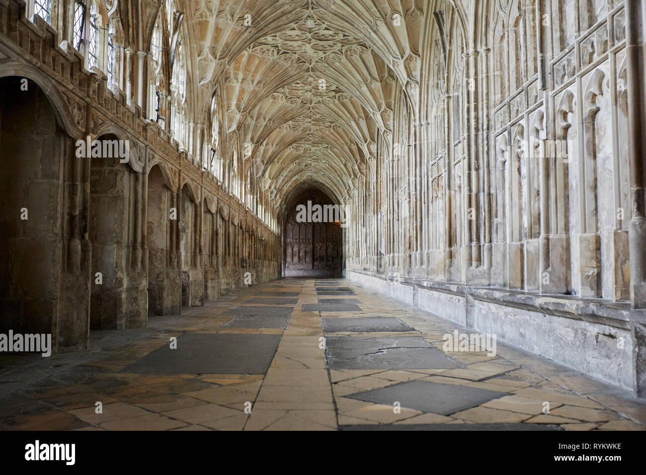 Gloucester Cathedral, filming location for Harry Potter Stock Photo Alamy