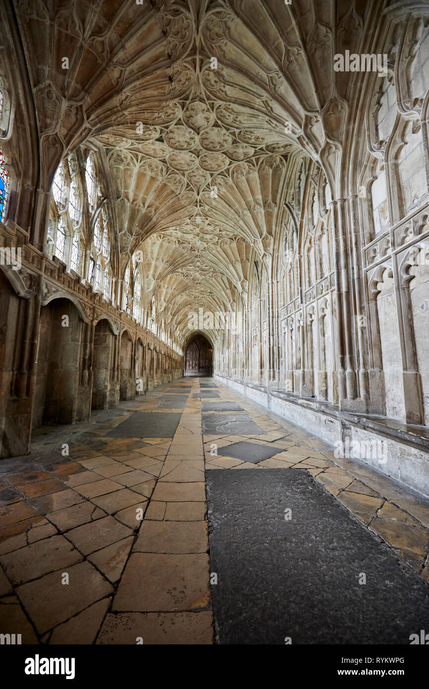 Gloucester Cathedral, filming location for Harry Potter. Stock Photo