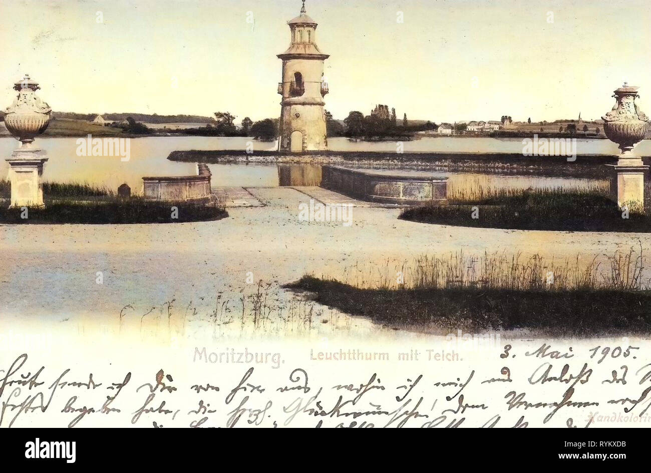 Ponds in Landkreis Meißen, Leuchtturm Moritzburg, 1902, Landkreis