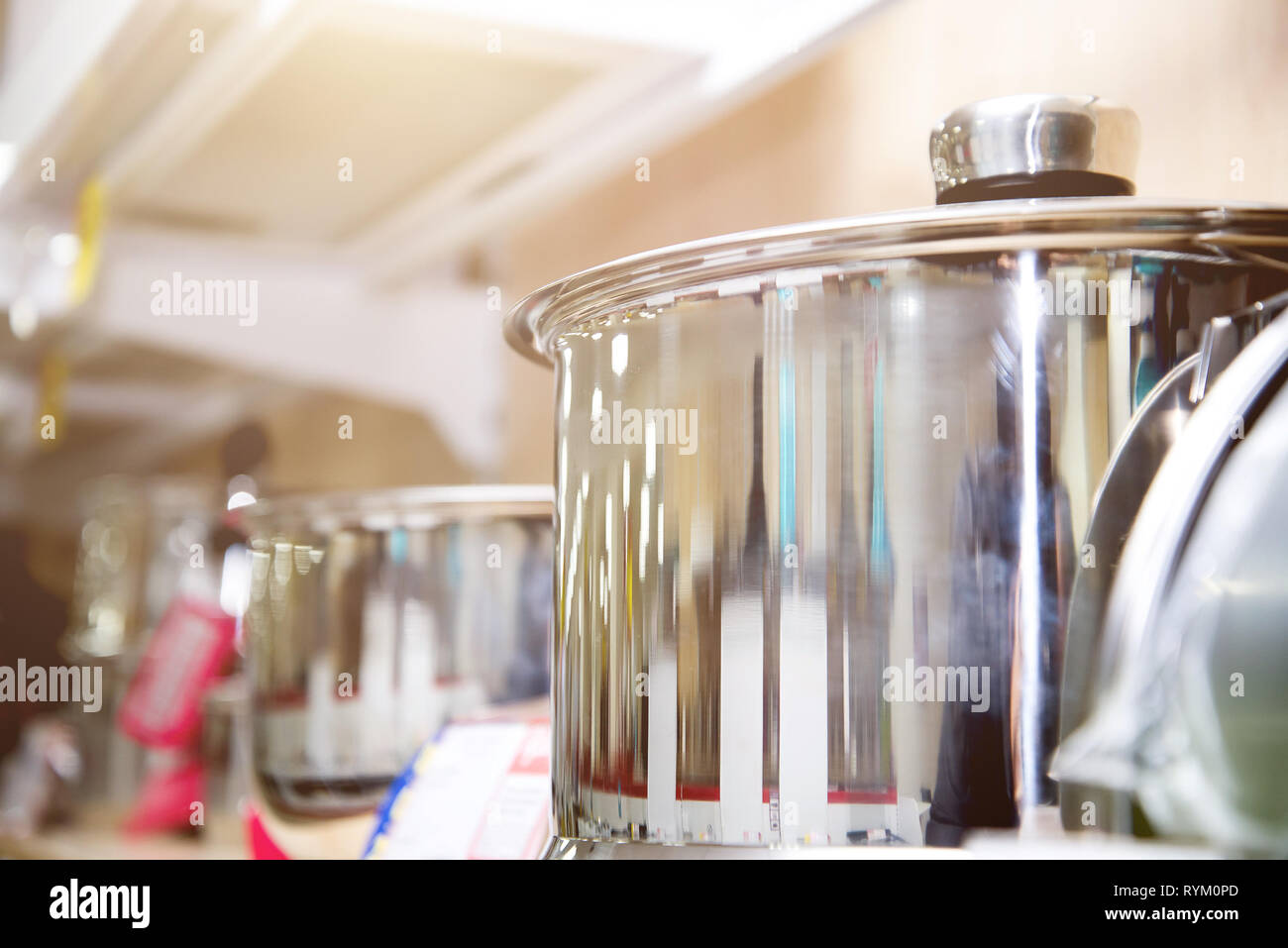 Kitchen utensils display store hires stock photography and images Alamy