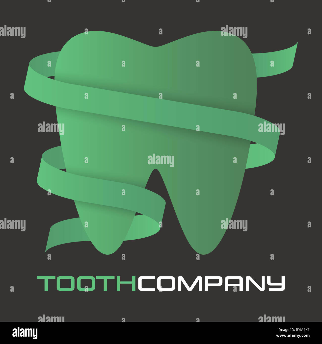 Modern Dentistry logo Stock Photo Alamy