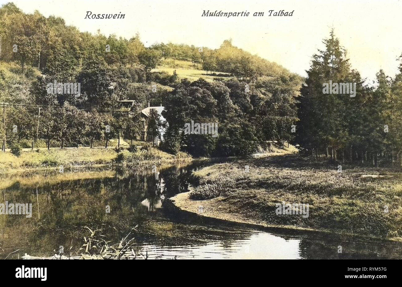 Freiberger Mulde In Rosswein 1919 Landkreis Mittelsachsen Rosswein Am Talbad Germany Stock Photo Alamy