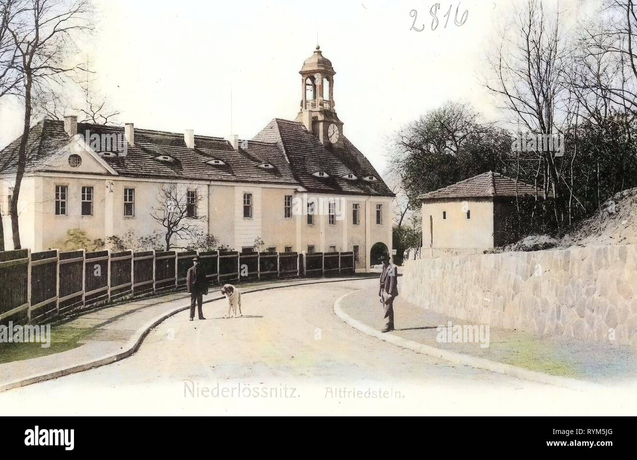 Altfriedstein, 1903, Landkreis Meißen, Niederlößnitz, Germany Stock Photo