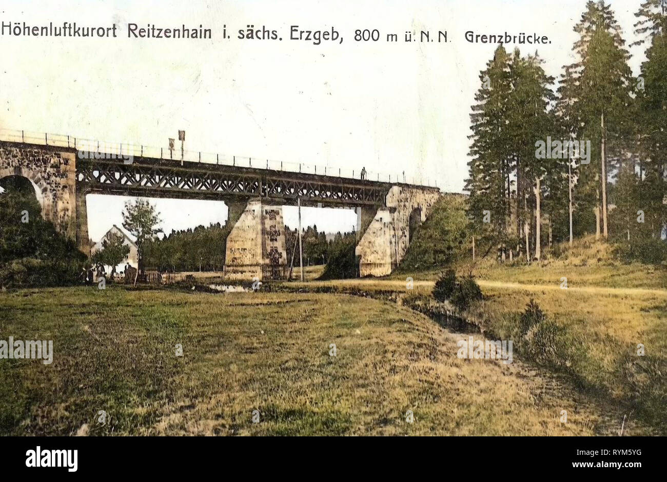 Train Miniature Erzgebirge – 3 Wagons + Guérite + Barrière + Panneau – Allemagne 1900-1910 – Bois