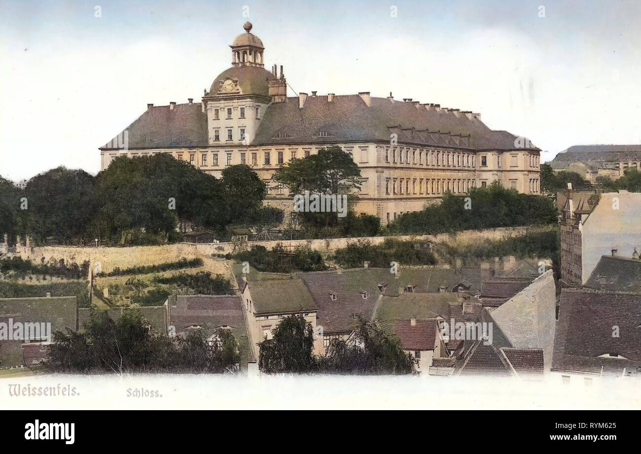 Schloss Neu-Augustusburg, 1903, Saxony-Anhalt, Weißenfels, Schloß, Germany Stock Photo