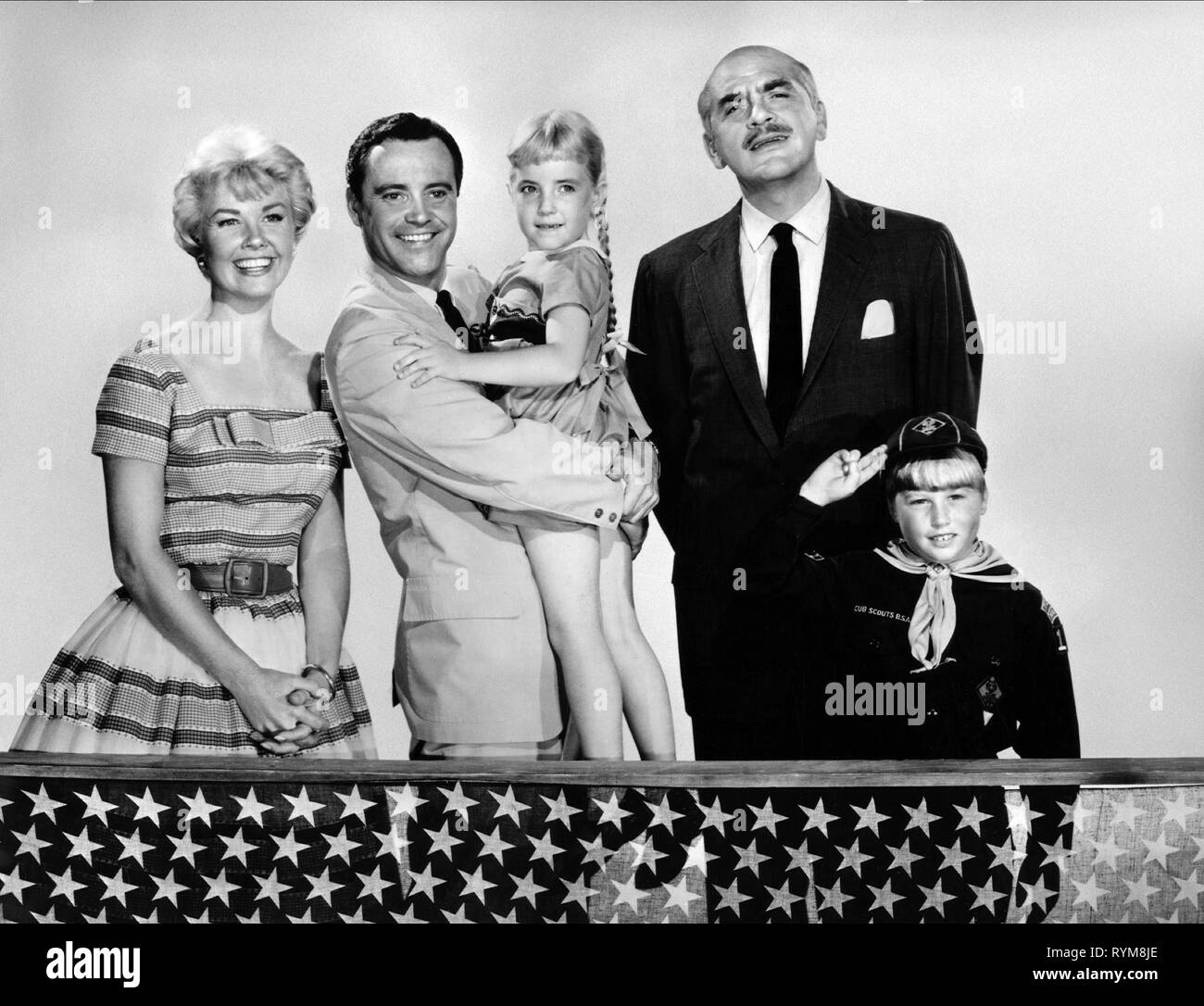 DAY,LEMMON,GILLESPIE,KOVACS,ROONEY, IT HAPPENED TO JANE, 1959 Stock Photo