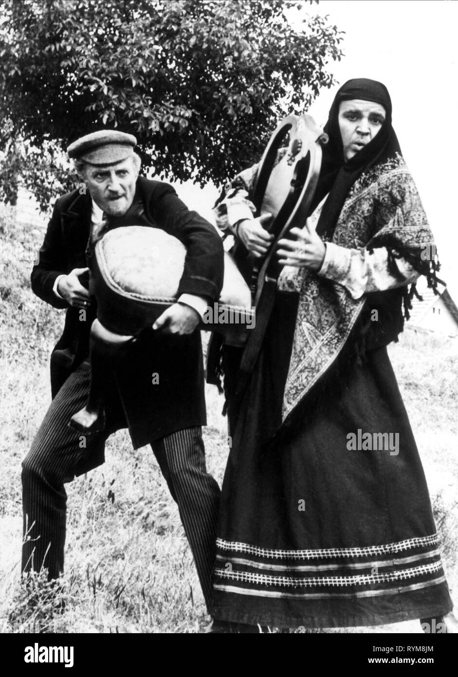 Ron Moody Dom Deluise The Twelve Chairs 1970 Stock Photo
