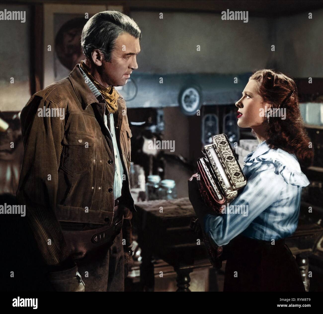 STEWART,O'DONNELL, THE MAN FROM LARAMIE, 1955 Stock Photo - Alamy