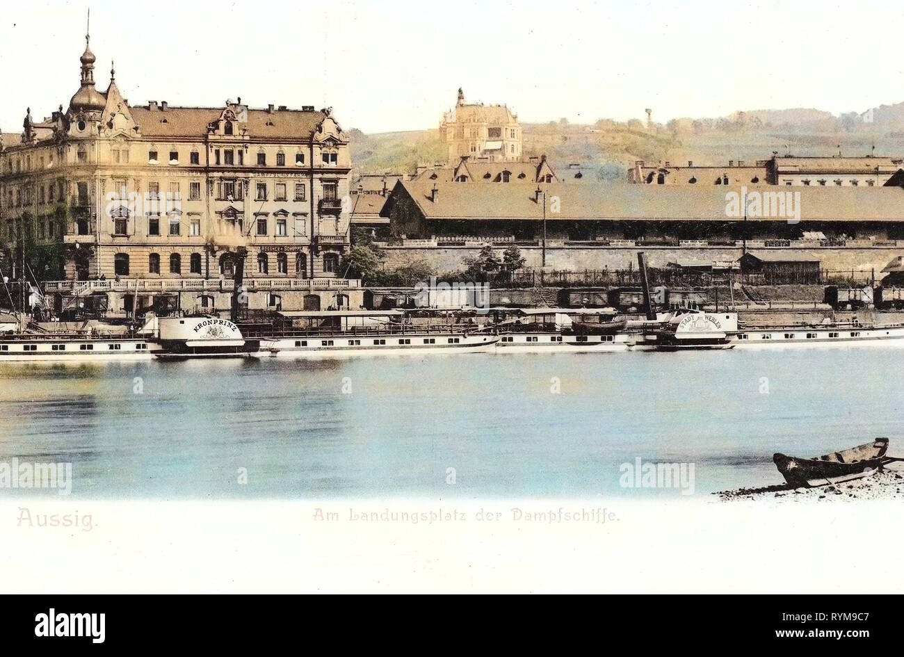 Prinz Friedrich August (Ship, 1895), Elbe in Ústí nad Labem, Steamship