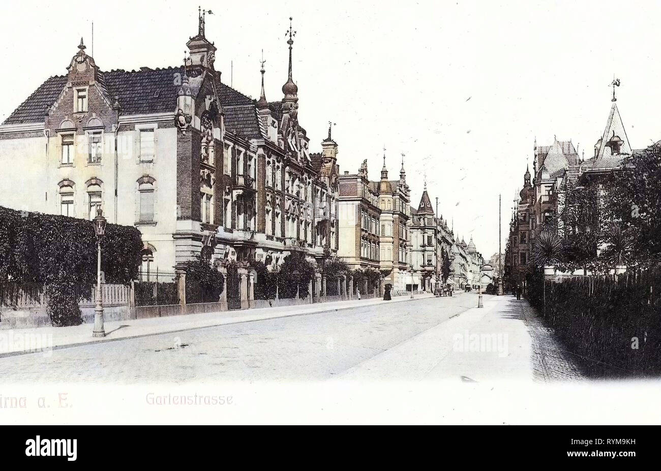 1905 Landkreis Sachsische Schweiz Osterzgebirge Gartenstrasse