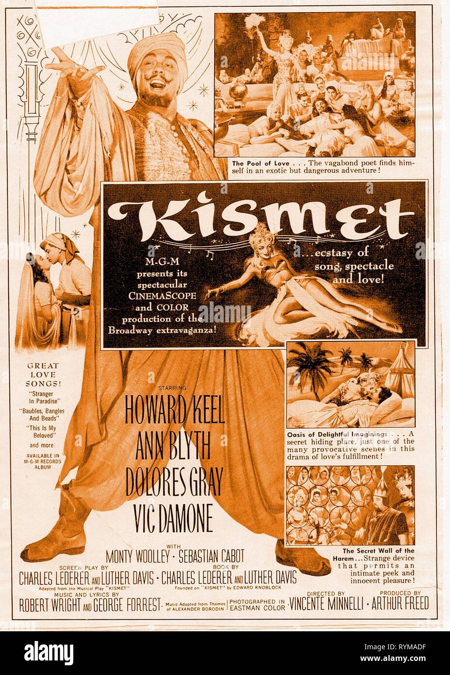 Kismet film poster hi-res stock photography and images - Alamy