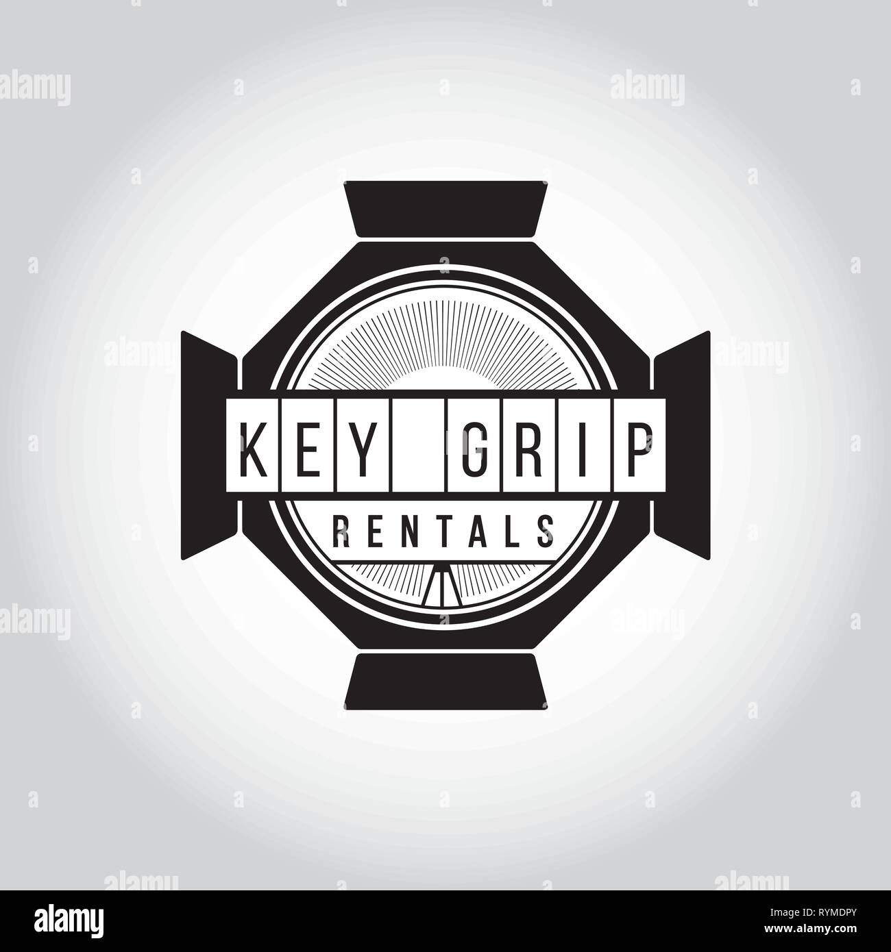 Video logo. Video production emblem. Video rentals sign. Cinema logo ...