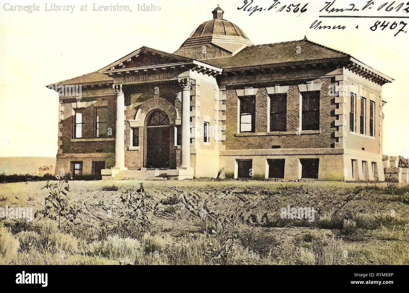 Libraries in Idaho, 1906, Lewiston, Carnegie Library at Lewiston Stock