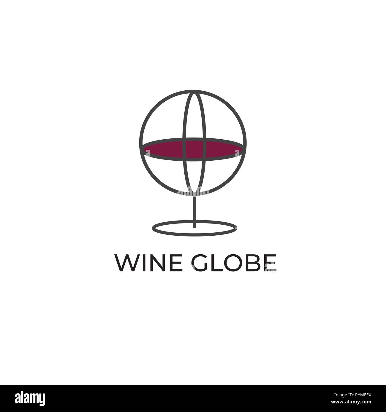 Wine vector logo. Winery emblem. Wine label element Stock Vector Image