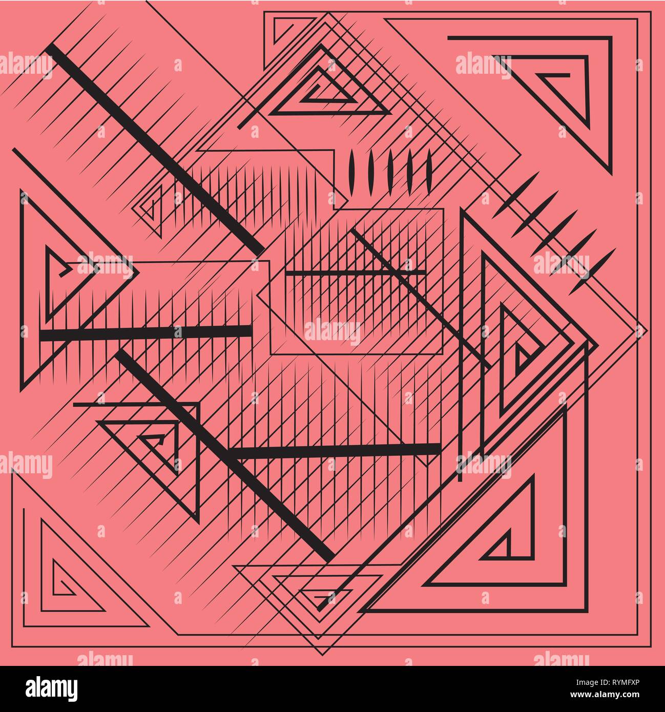 Abstract vector background hand drawn Stock Vector Image & Art - Alamy
