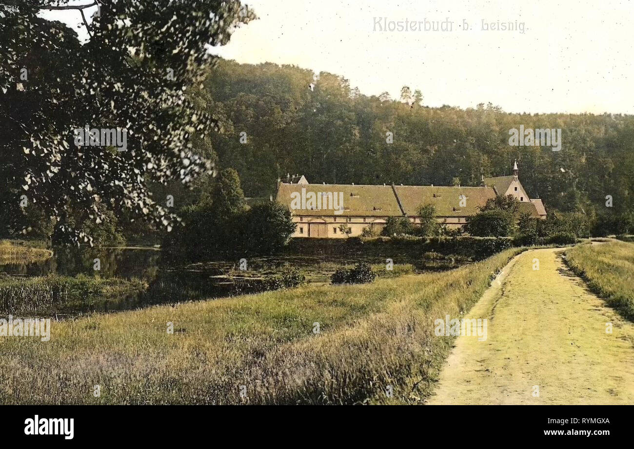 Klosterbuch, 1908, Landkreis Mittelsachsen, bei Leisnig, Germany Stock Photo