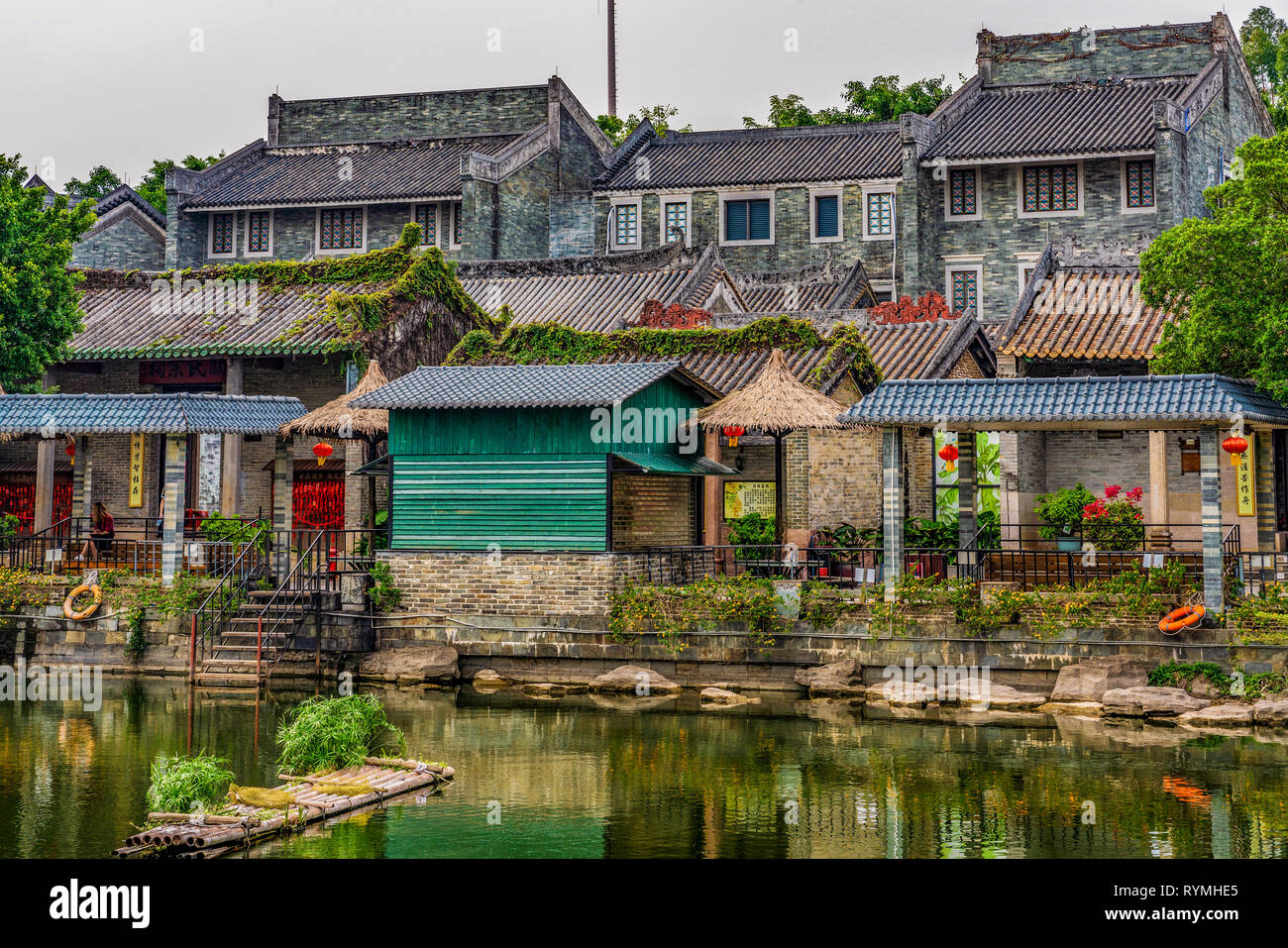 Guangzhou china old houses in hires stock photography and images Alamy