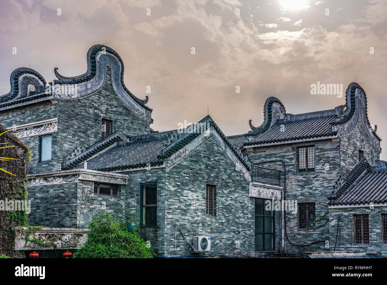 Guangzhou china old houses in hires stock photography and images Alamy