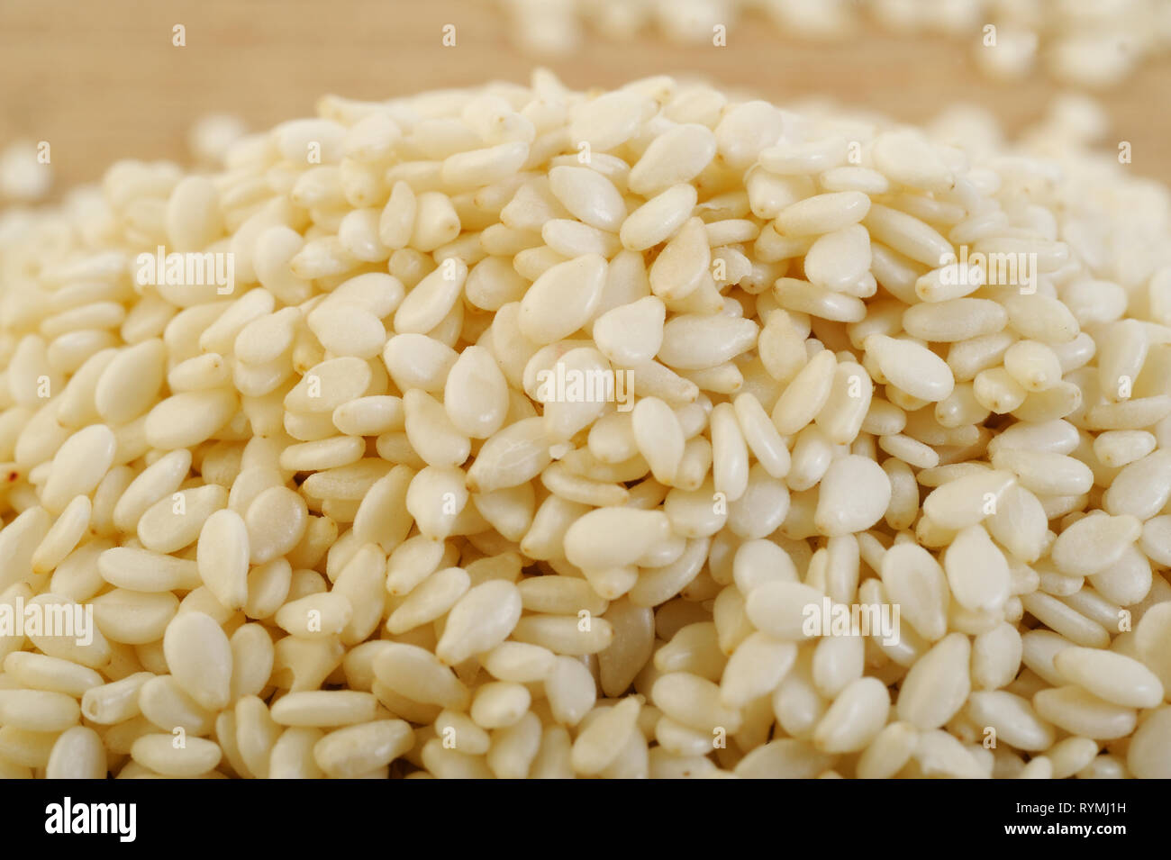 white sesame seed Stock Photo Alamy