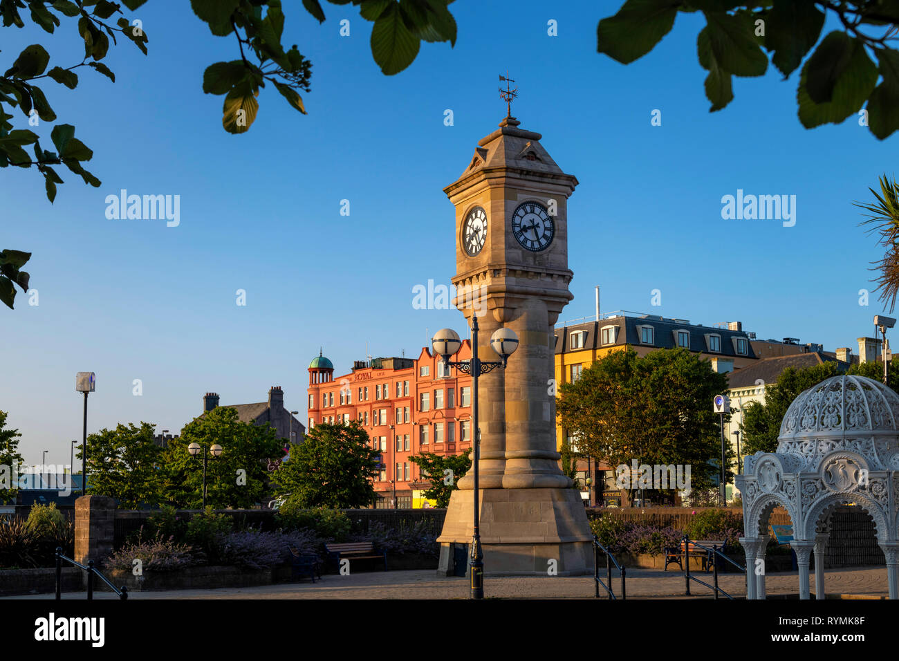 McKee Clock Tower Bangor Northern Ireland Stock Photo Alamy