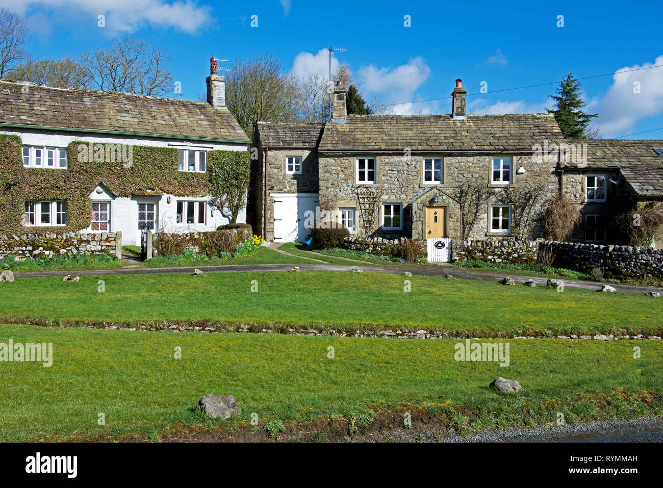 Group Of Cottages Skirethorns Near Threshfield Wharfedale
