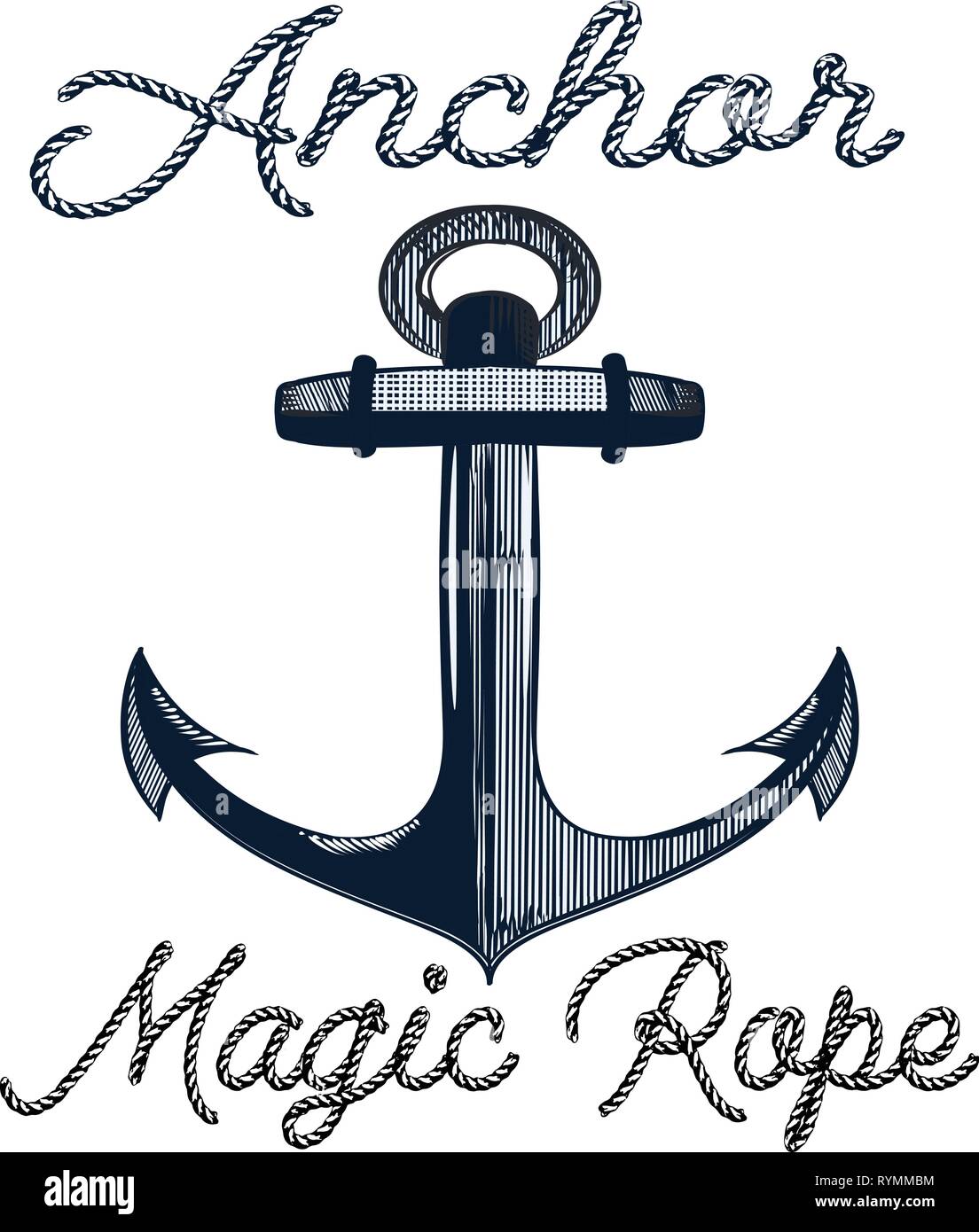 Anchor Magic Rope pattern Stock Vector Image & Art - Alamy