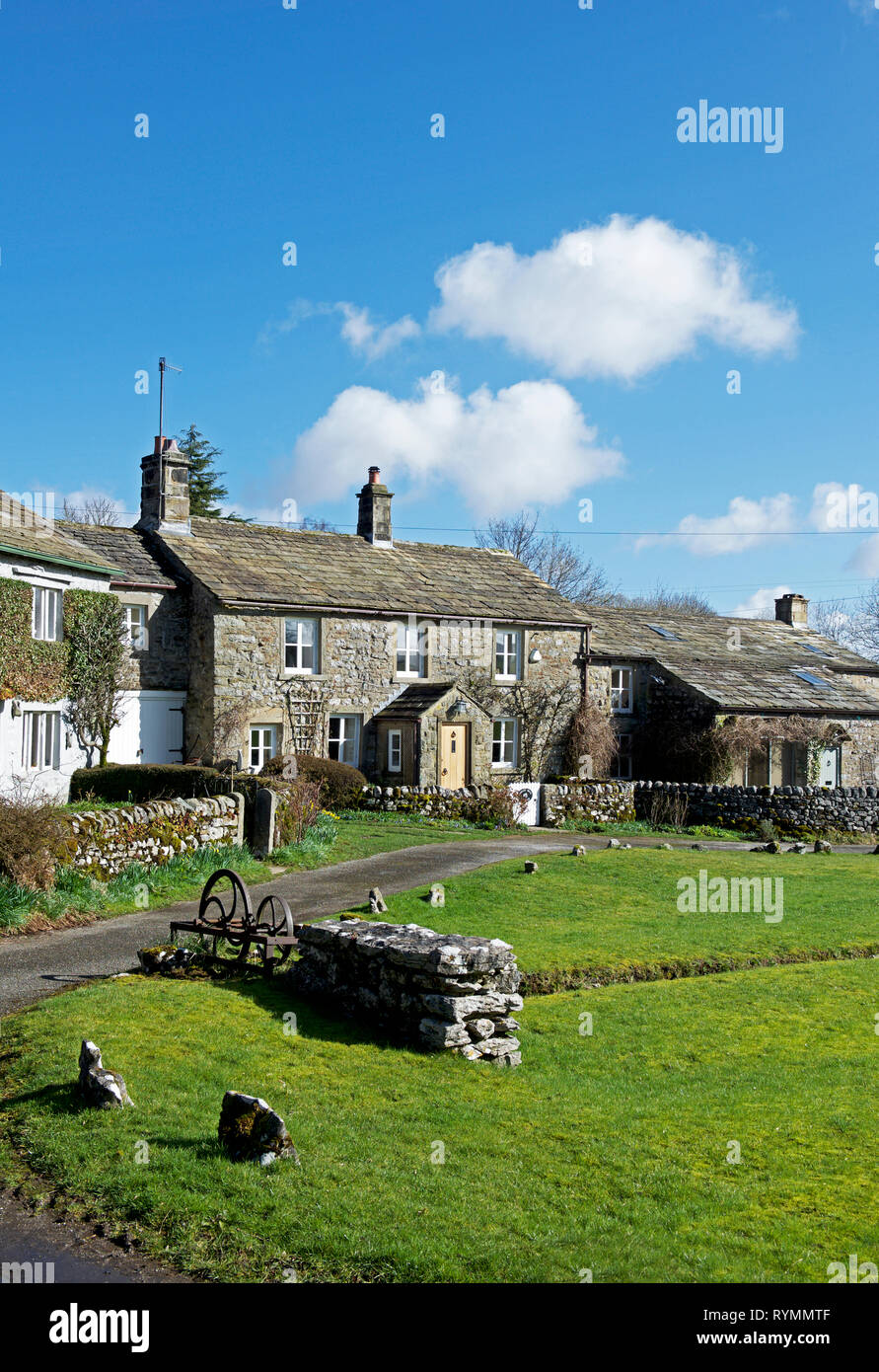Group Of Cottages Skirethorns Near Threshfield Wharfedale