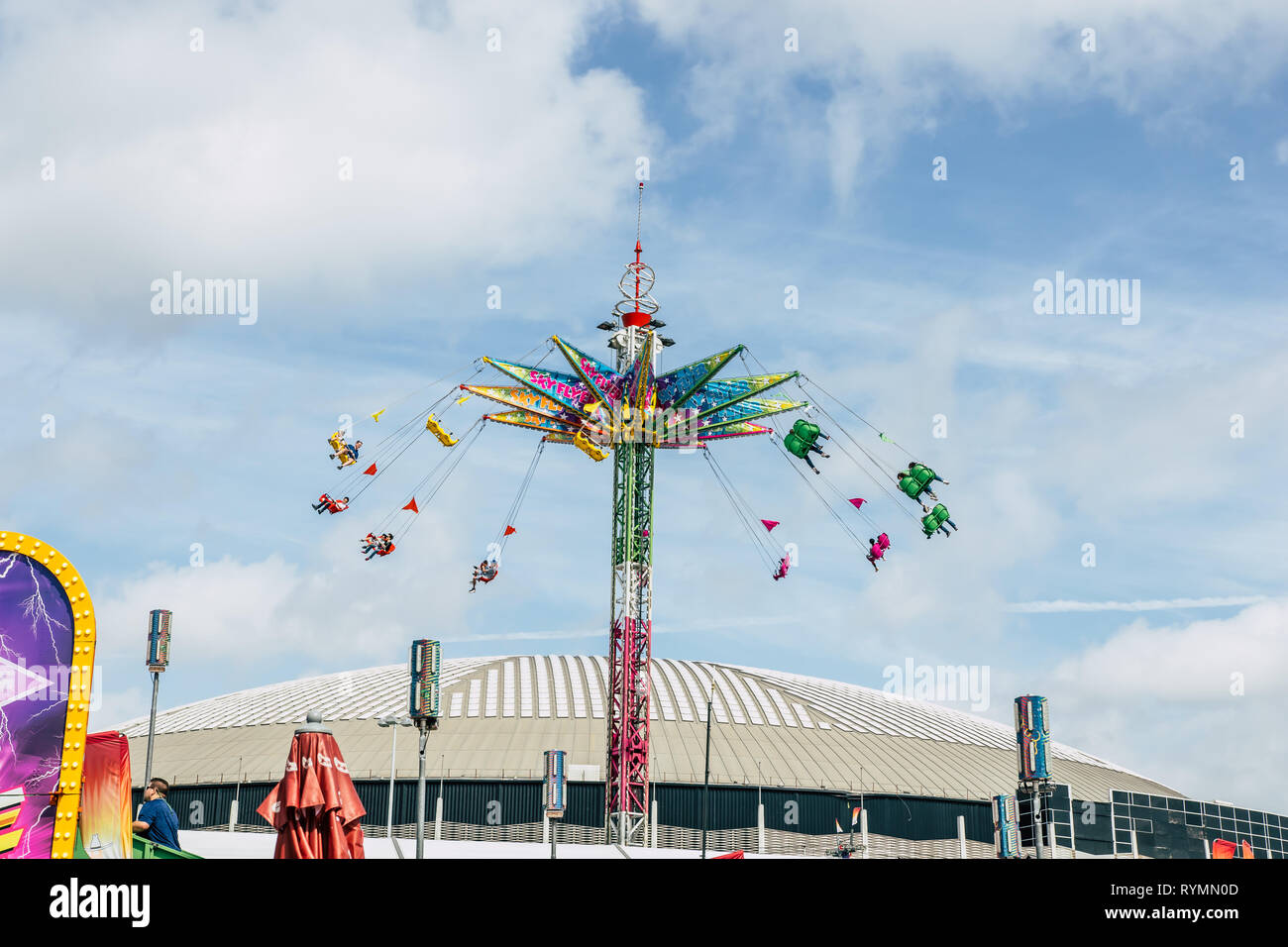 Houston, Texas - March 9, 2019 Houston Livestock Show and Rodeo Stock Photo