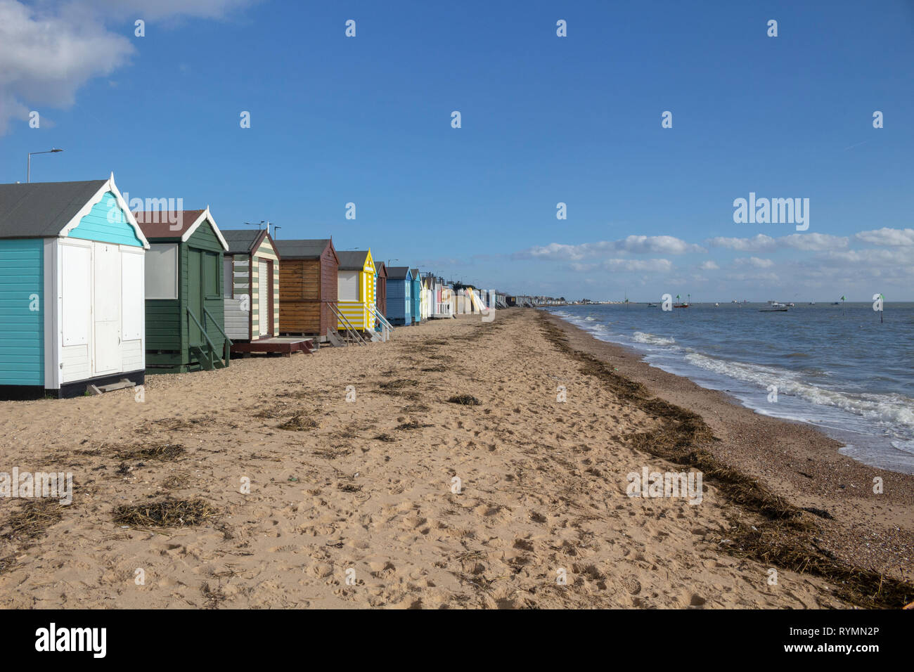 Thorpe Bay beach, near SouthendonSea, Essex, England Stock Photo Alamy