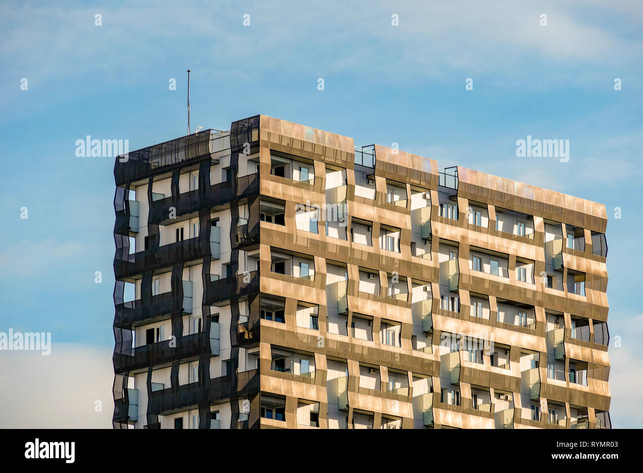 Modern apartment building in Oslo downtown Stock Photo - Alamy - Luxury Apartments Oslo With Modern Architecture
