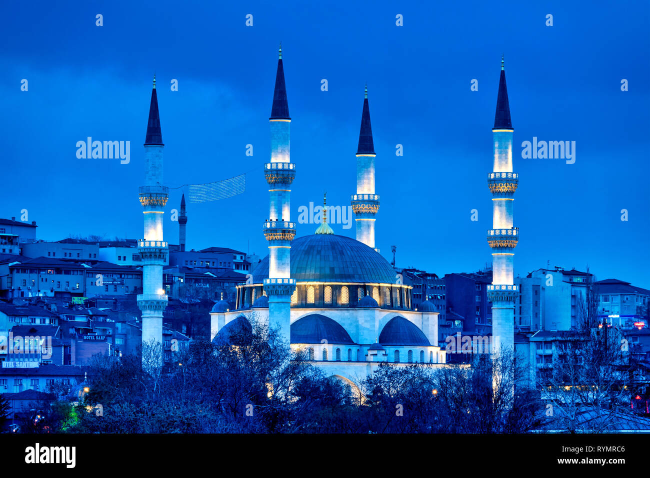 Melike Hatun Mosque, Ankara, Turkey Stock Photo