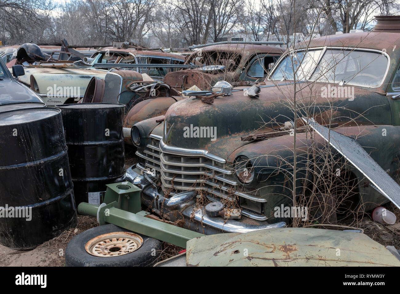 Car Wreckers Yard High Resolution Stock Photography And Images Alamy