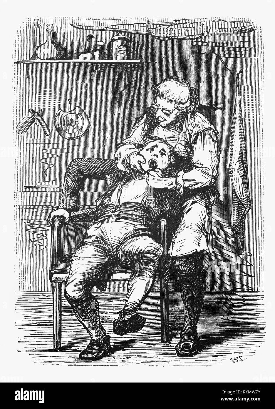 19th century barber hires stock photography and images Alamy