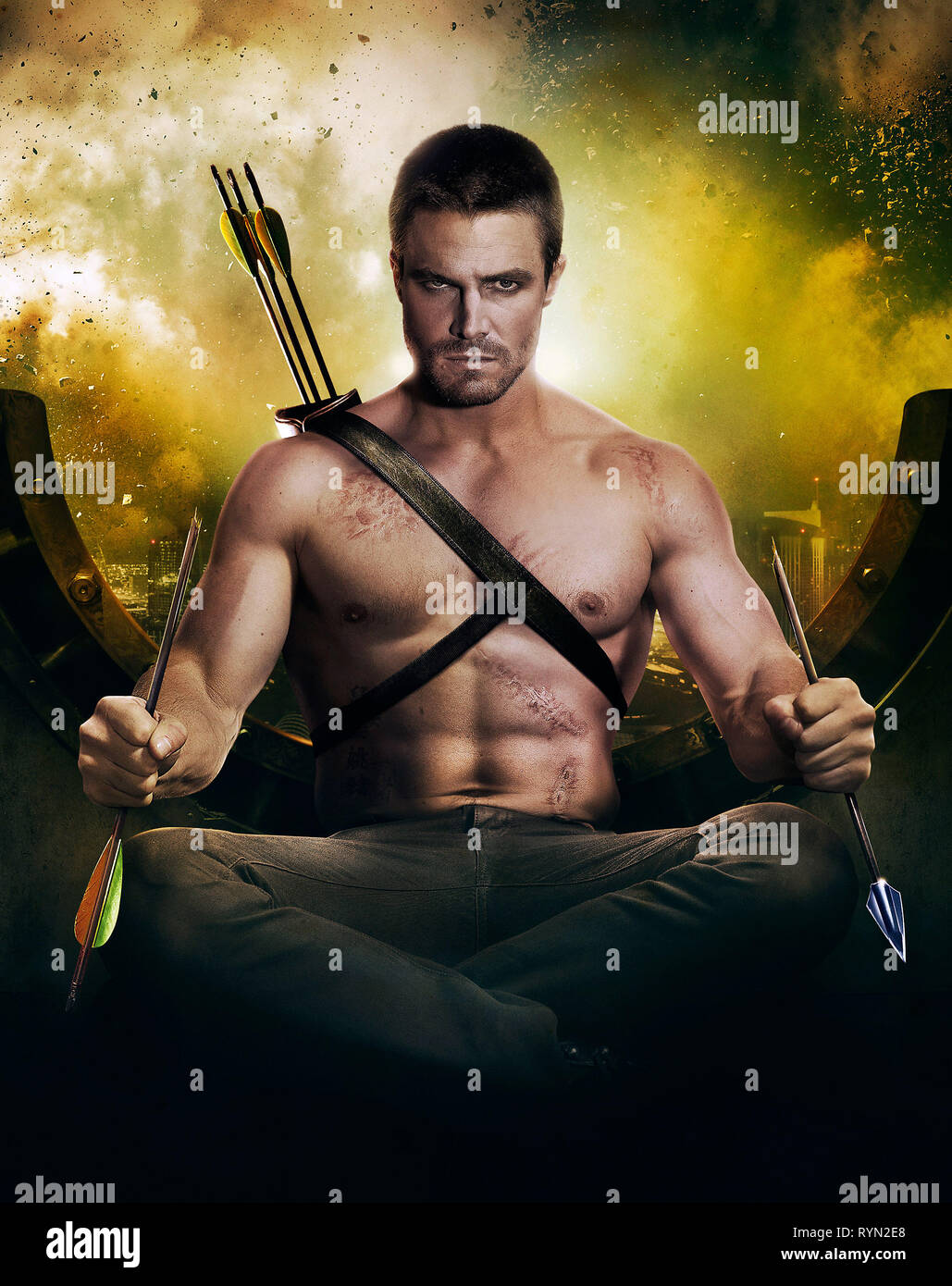 Stephen Amell Arrow Season 1 12 Stock Photo Alamy