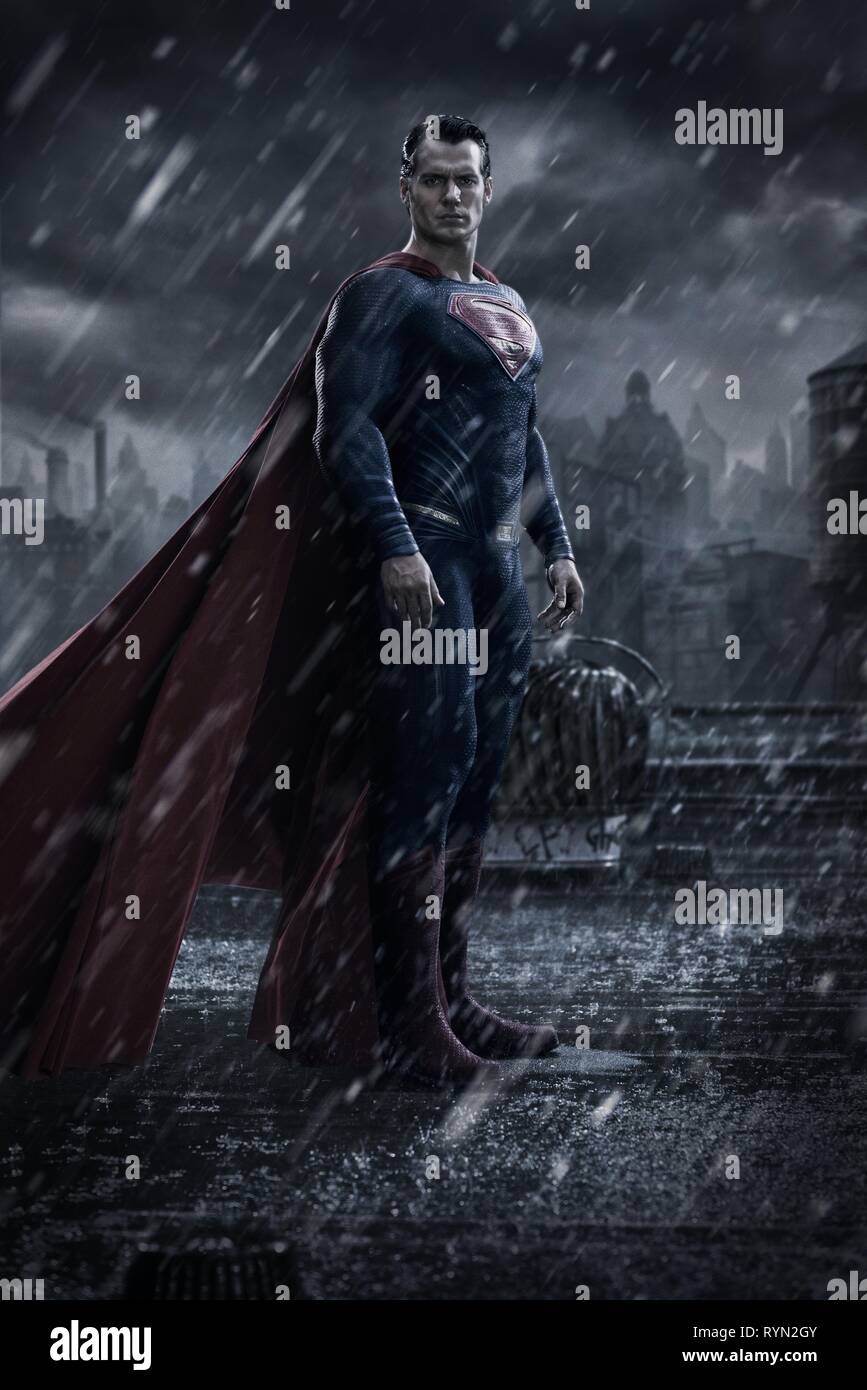 boog Geletterdheid Handvest HENRY CAVILL, BATMAN V SUPERMAN: DAWN OF JUSTICE, 2016 Stock Photo - Alamy