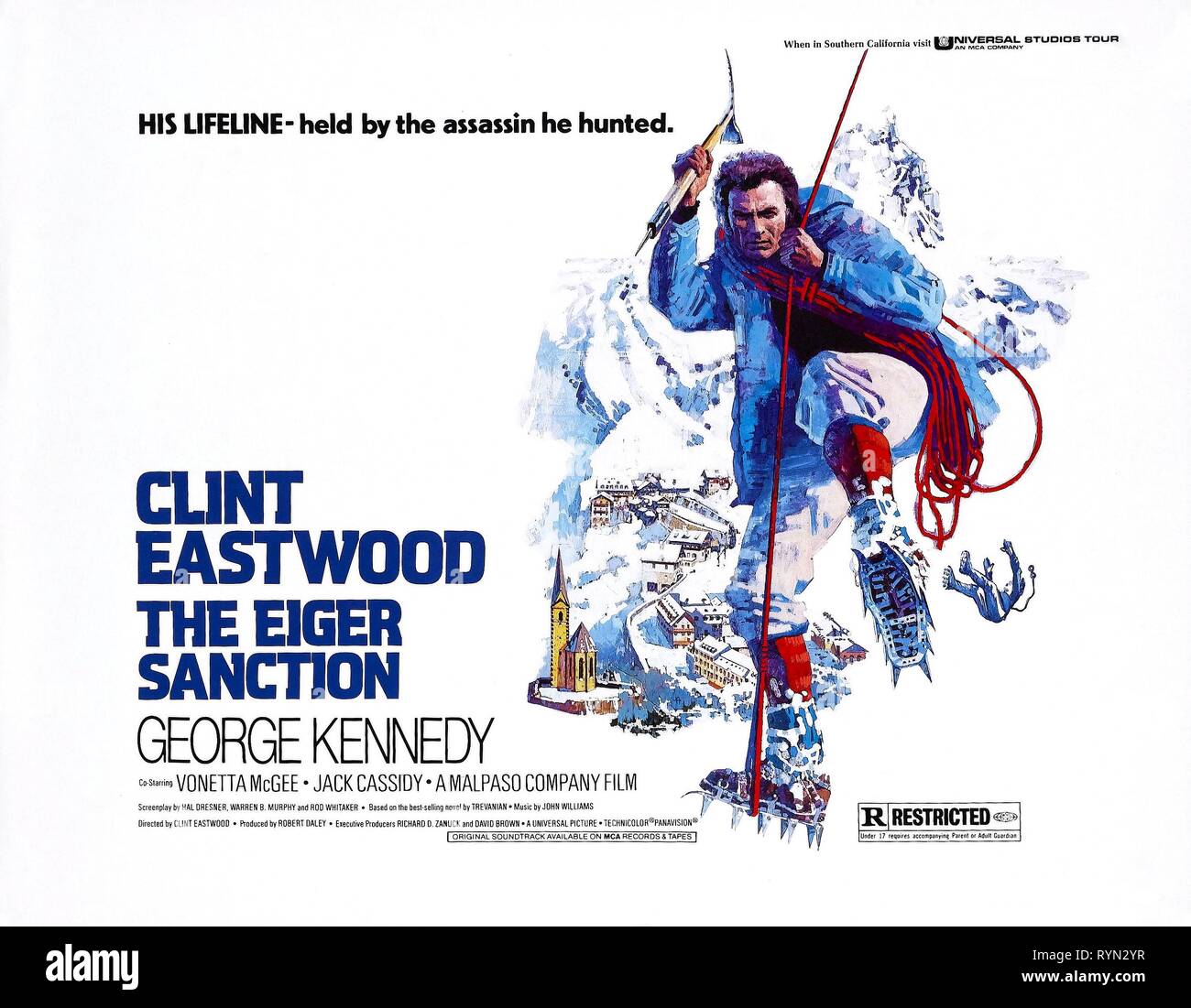 CLINT EASTWOOD, THE EIGER SANCTION, 1975 Stock Photo