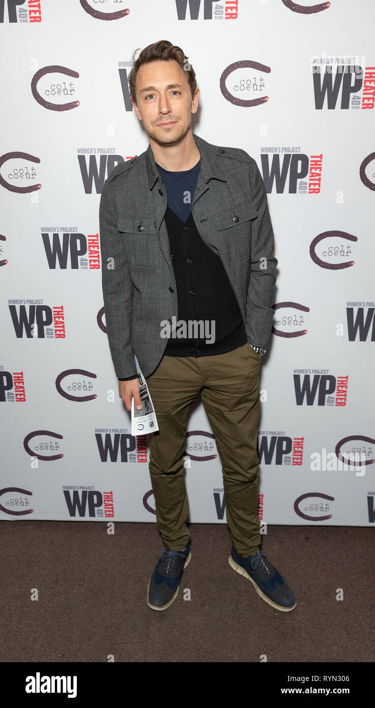 New York, United States. 13th Mar, 2019. JJ Field attends play premeire Hatef**k at WP Theater Credit: Lev Radin/Pacific Press/Alamy Live News Stock Photo