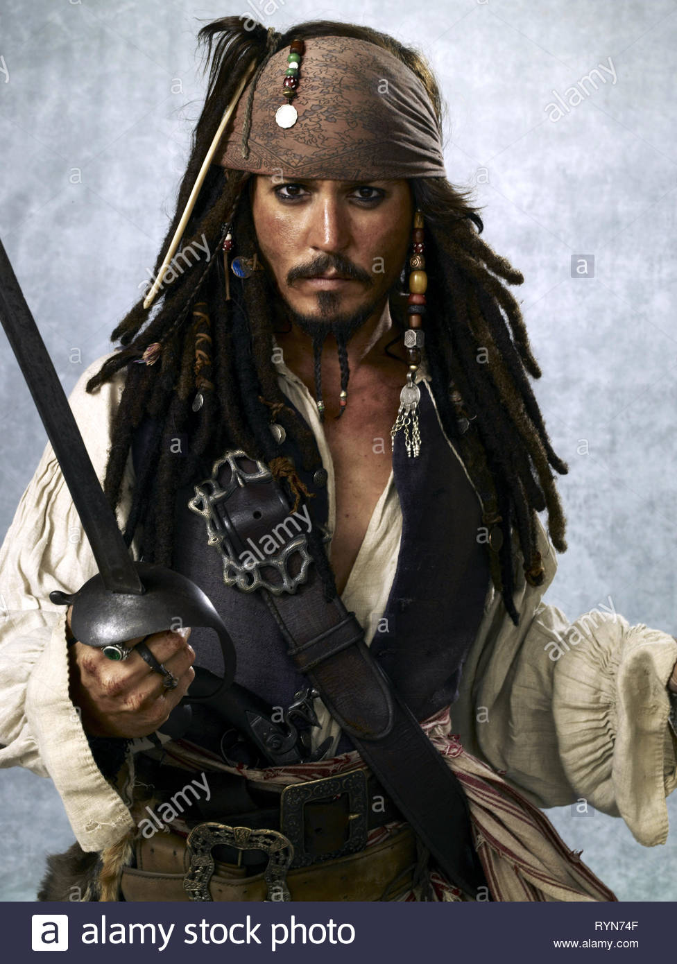 Johnny Depp Color 11x14 Photo Pirates of Caribbean Sparrow Movie Star Actor #7