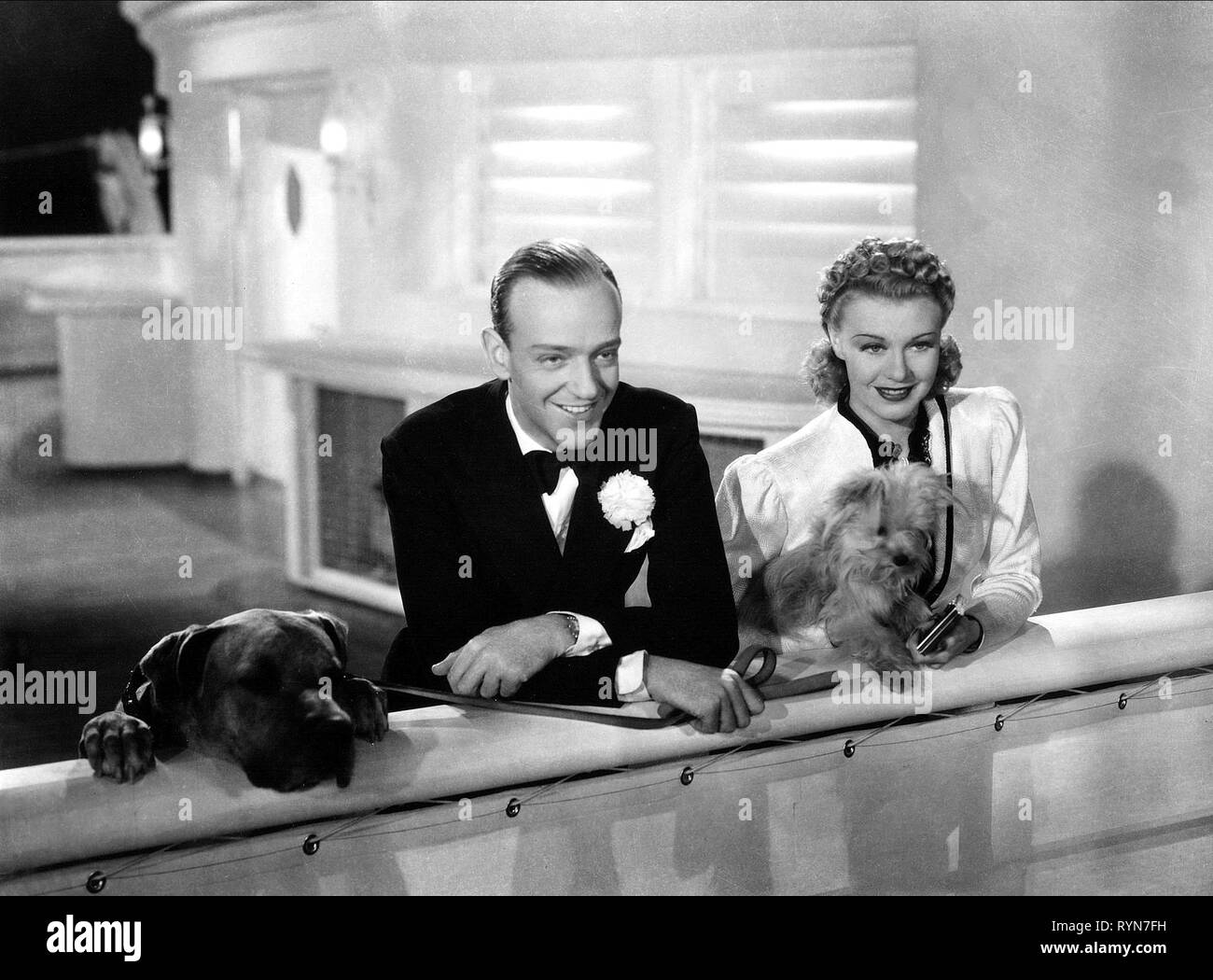 ASTAIRE,ROGERS, SHALL WE DANCE, 1937 Stock Photo