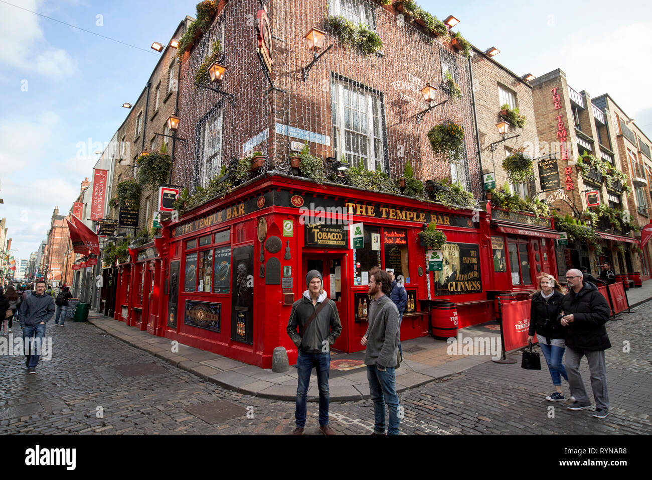the temple bar pub Dublin Republic of Ireland Europe Stock Photo