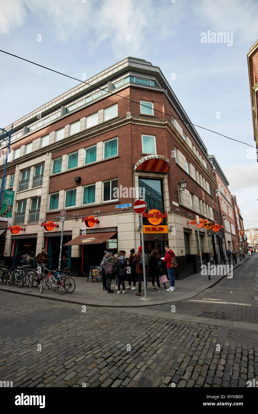The Hard Rock Cafe fleet street temple bar Dublin Republic of Ireland